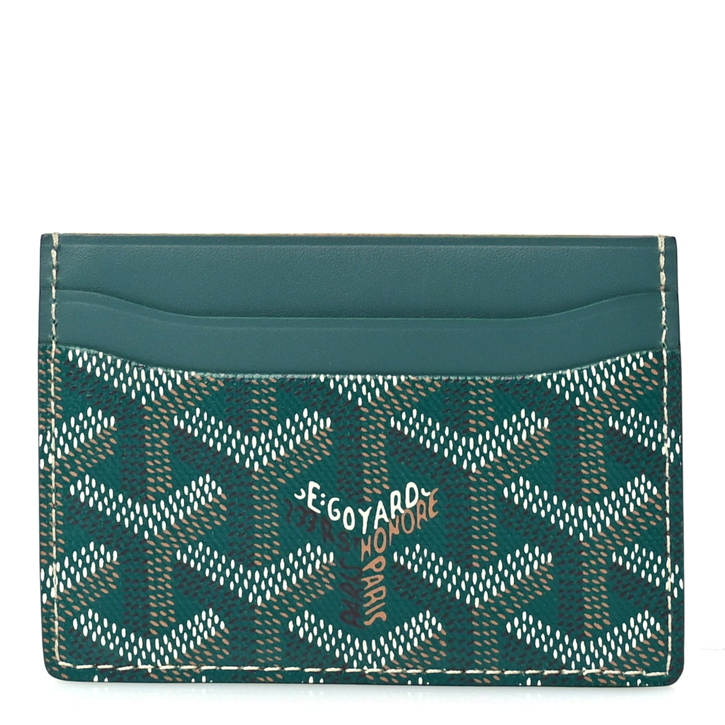ine Saint Sulpice Card Holder Green