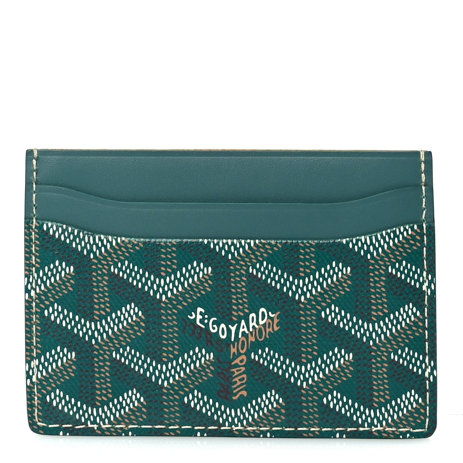 Goyard ine Saint Sulpice Card Holder Green 1 of 6