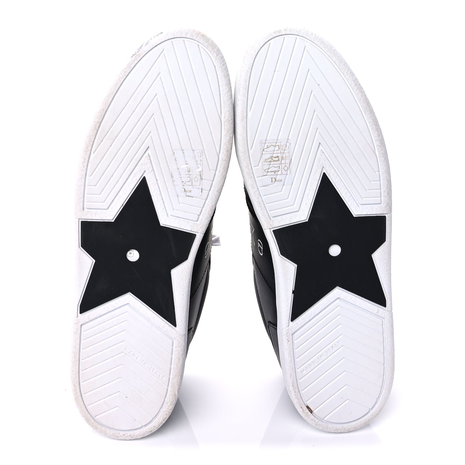 Christian Dior Calfskin Dior Star Ors Low Top Sneakers 39  Black 6 of 9
