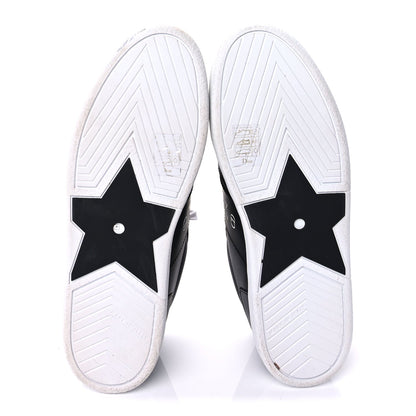 Christian Dior Calfskin Dior Star Ors Low Top Sneakers 39  Black 6 of 9