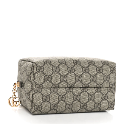Gucci Soft GG Supreme Monogram Calfskin Medium Ophidia Cosmetic Case Beige Ebony New Acero 4 of 10