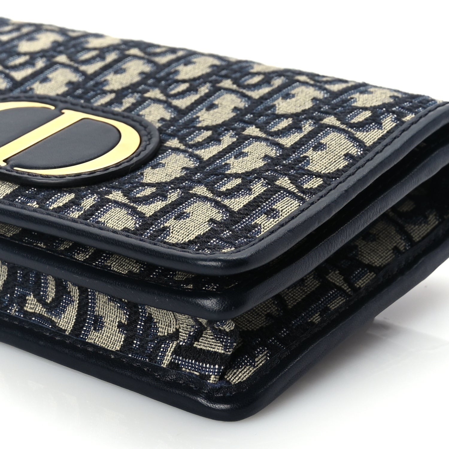 Christian Dior Oblique 30 Montaigne 2-In-1 Pouch Blue 8 of 8