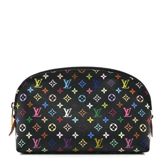 Louis Vuitton Monogram Multicolor Cosmetic Pouch Black Grenade 1 of 1