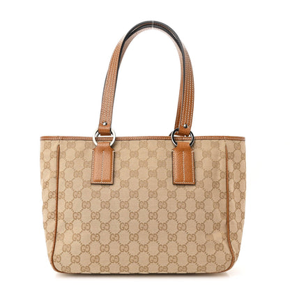 Gucci Monogram Medium Tote Beige Brown 1 of 7