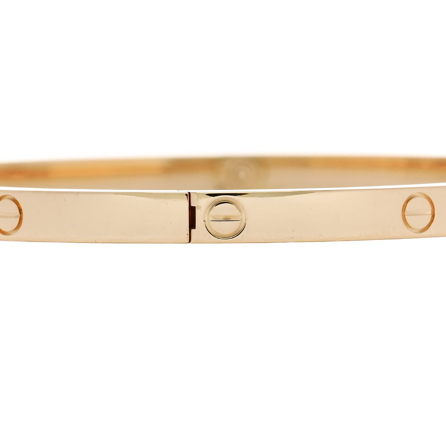 Cartier 18K Yellow Gold Small LOVE Bracelet 18 5 of 7