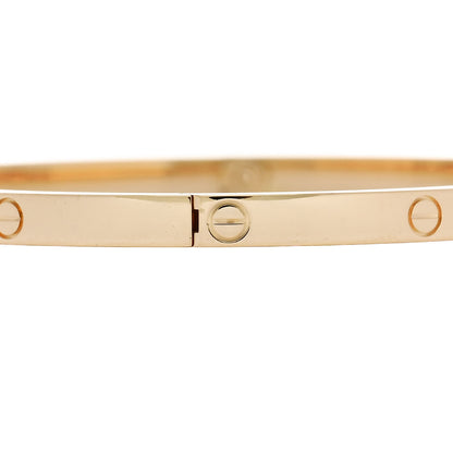 Cartier 18K Yellow Gold Small LOVE Bracelet 18 5 of 7