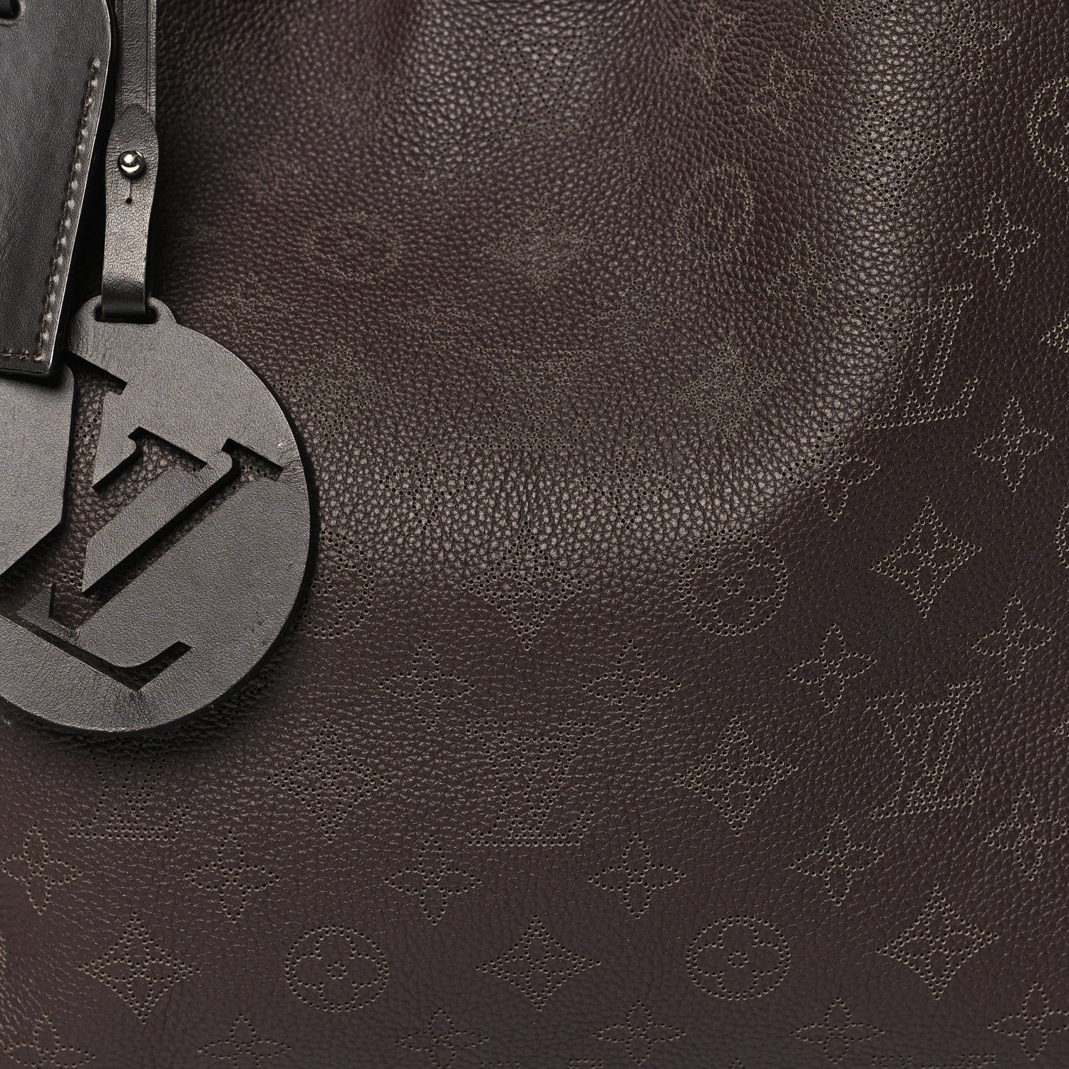 Louis Vuitton Mahina Carmel Hobo Chocolate 7 of 13