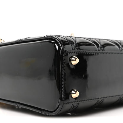 Christian Dior Patent Cannage Mini Lady Dior Black 9 of 11