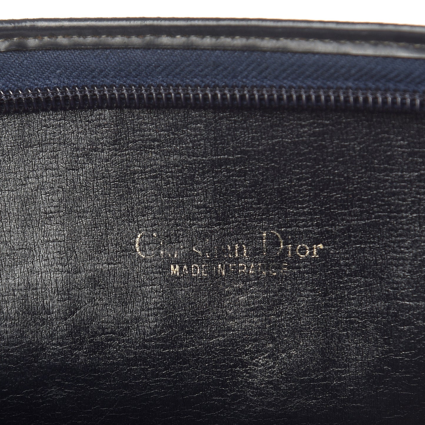 Monogram Shoulder Bag Navy Blue