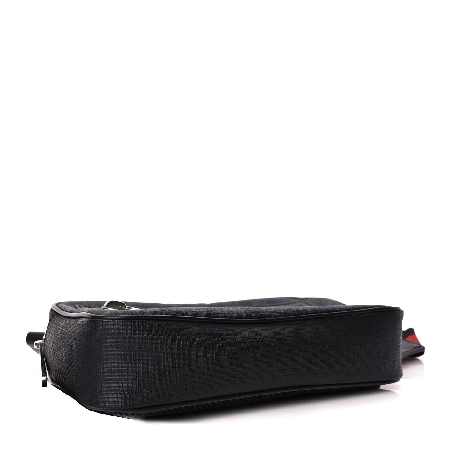Soft GG Supreme Monogram Web Belt Bag Black Grey
