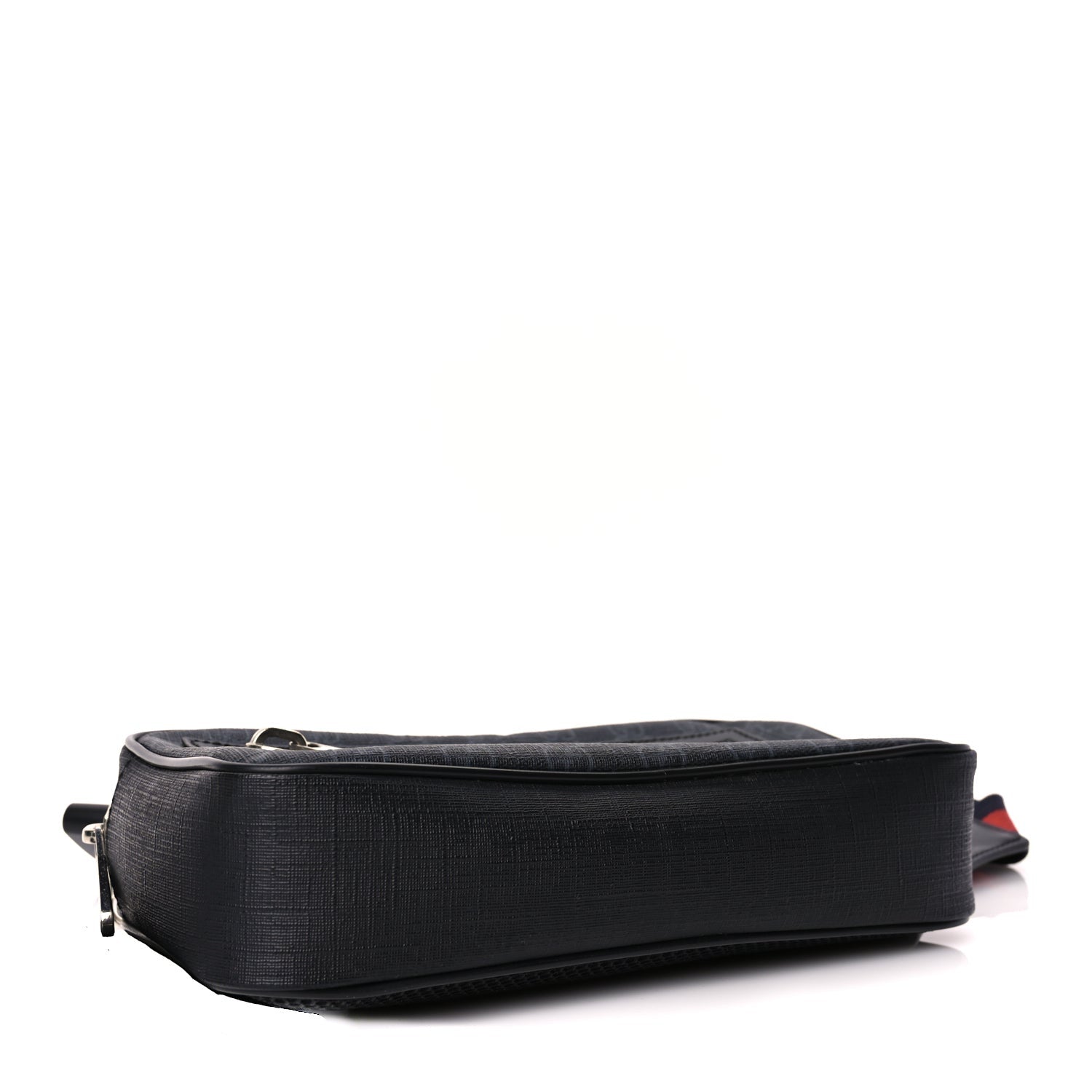 Gucci Soft GG Supreme Monogram Web Belt Bag Black Grey 3 of 8