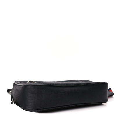 Gucci Soft GG Supreme Monogram Web Belt Bag Black Grey 3 of 8