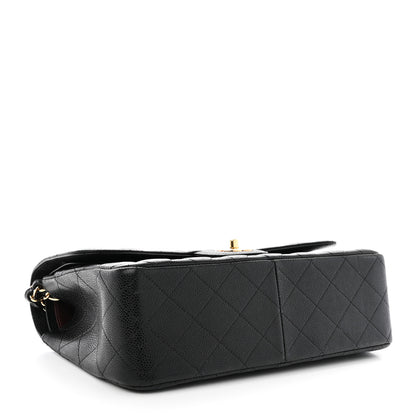 Chanel Caviar Quilted Jumbo Double Flap Black 4 of 12