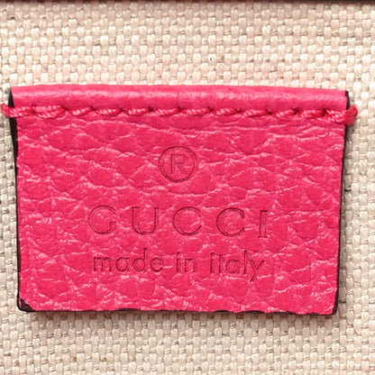 Gucci Pebbled Calfskin Embellished fy Small Dionysus Shoulder Bag Rosa 6 of 7
