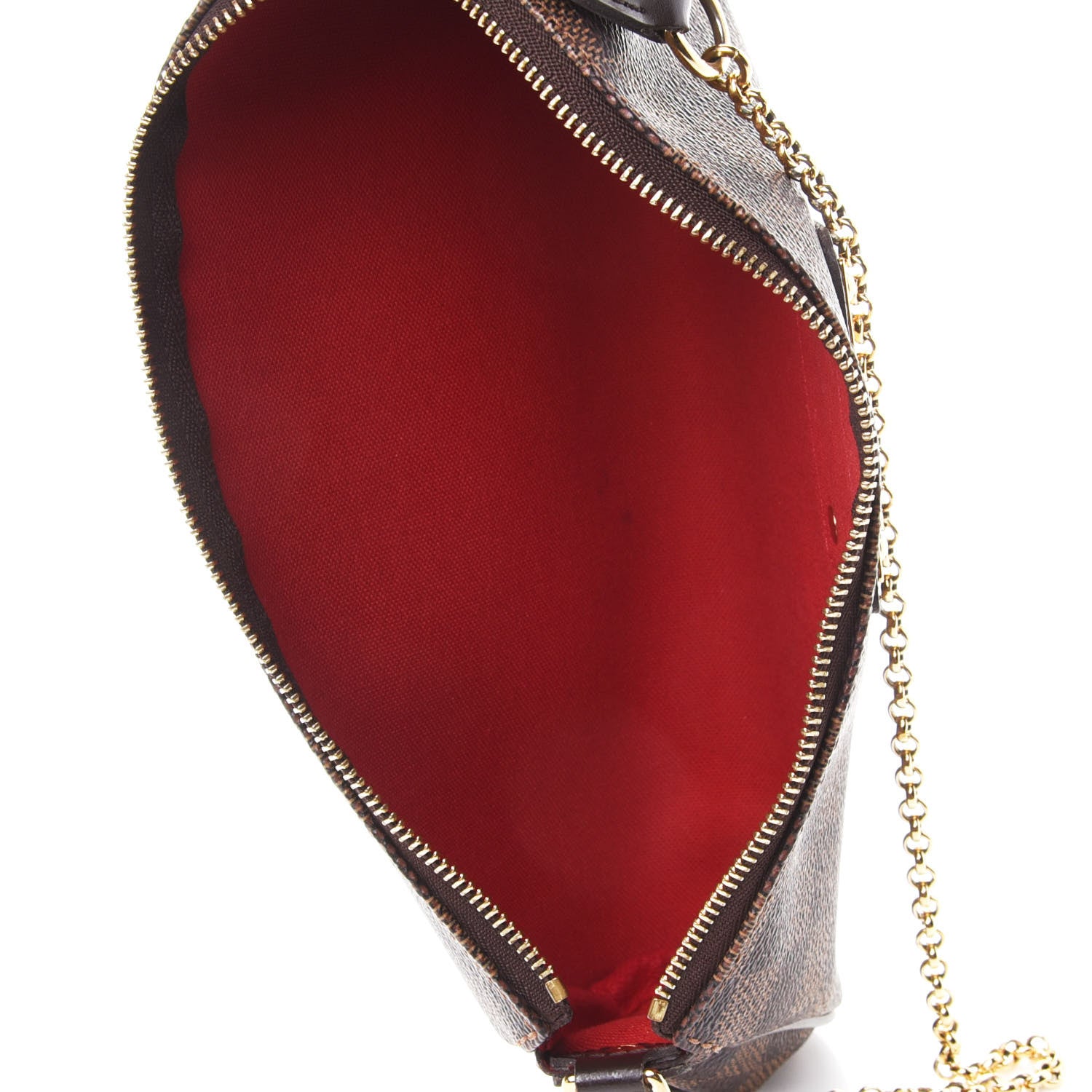 Louis Vuitton Damier Ebene Eva Clutch 4 of 4