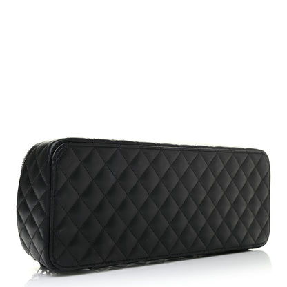 Chanel Lambskin Quilted Large Jewelry Case Black 3 of 6