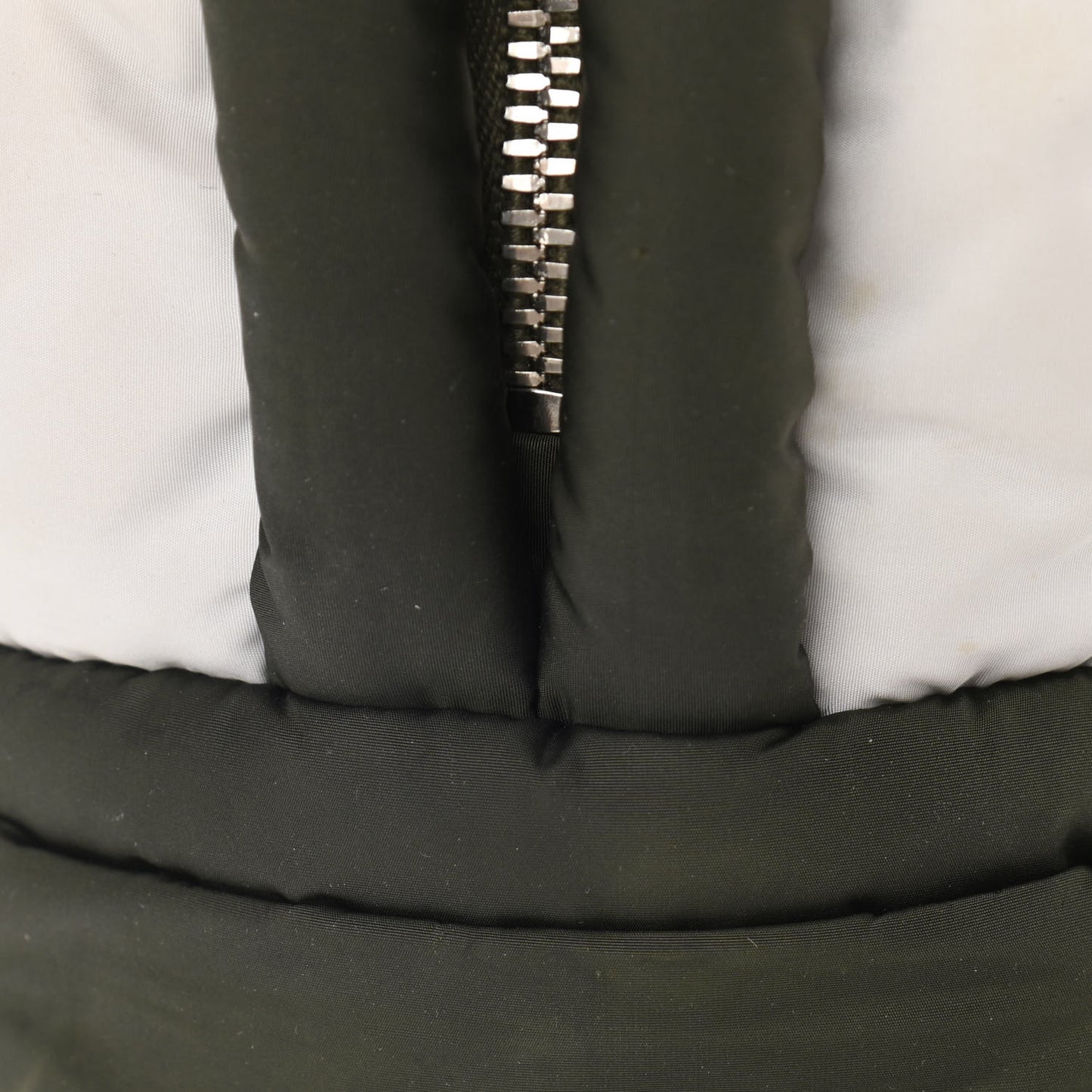 Nylon Embossed Small Doudoune Backpack Black Grey White