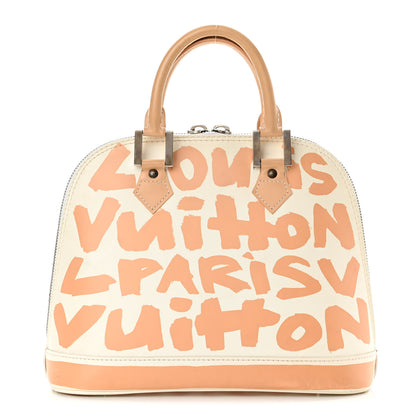 Louis Vuitton Graffiti Alma MM Peach 1 of 24