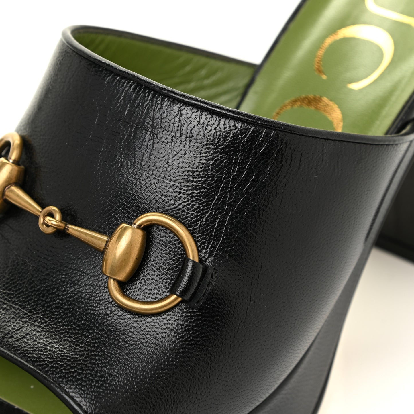 Granada Kid Houdan Platform Slide Sandals 38.5 Black