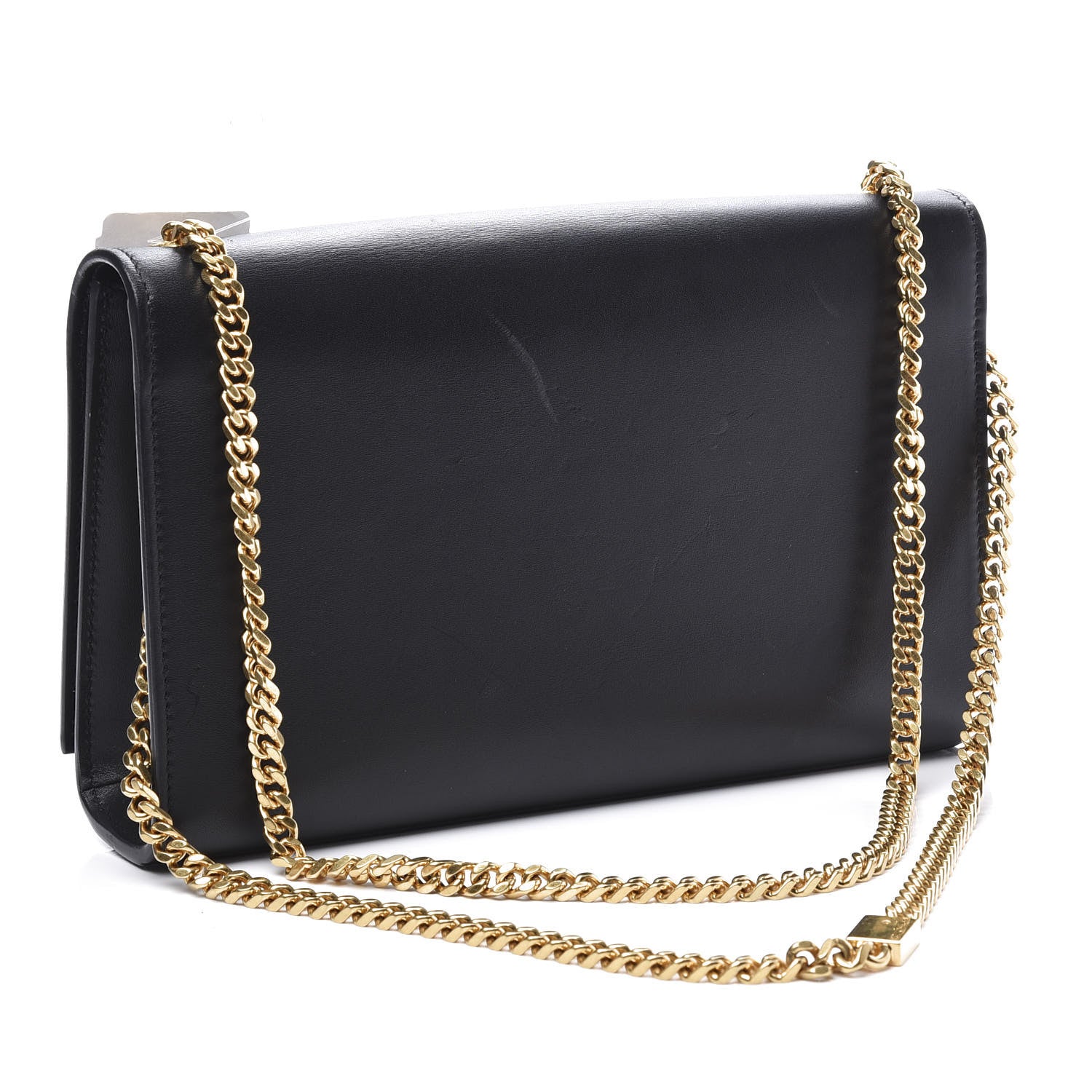 Saint Laurent Smooth Calfskin Medium Classic Monogram Kate Tassel Satchel Black 2 of 11