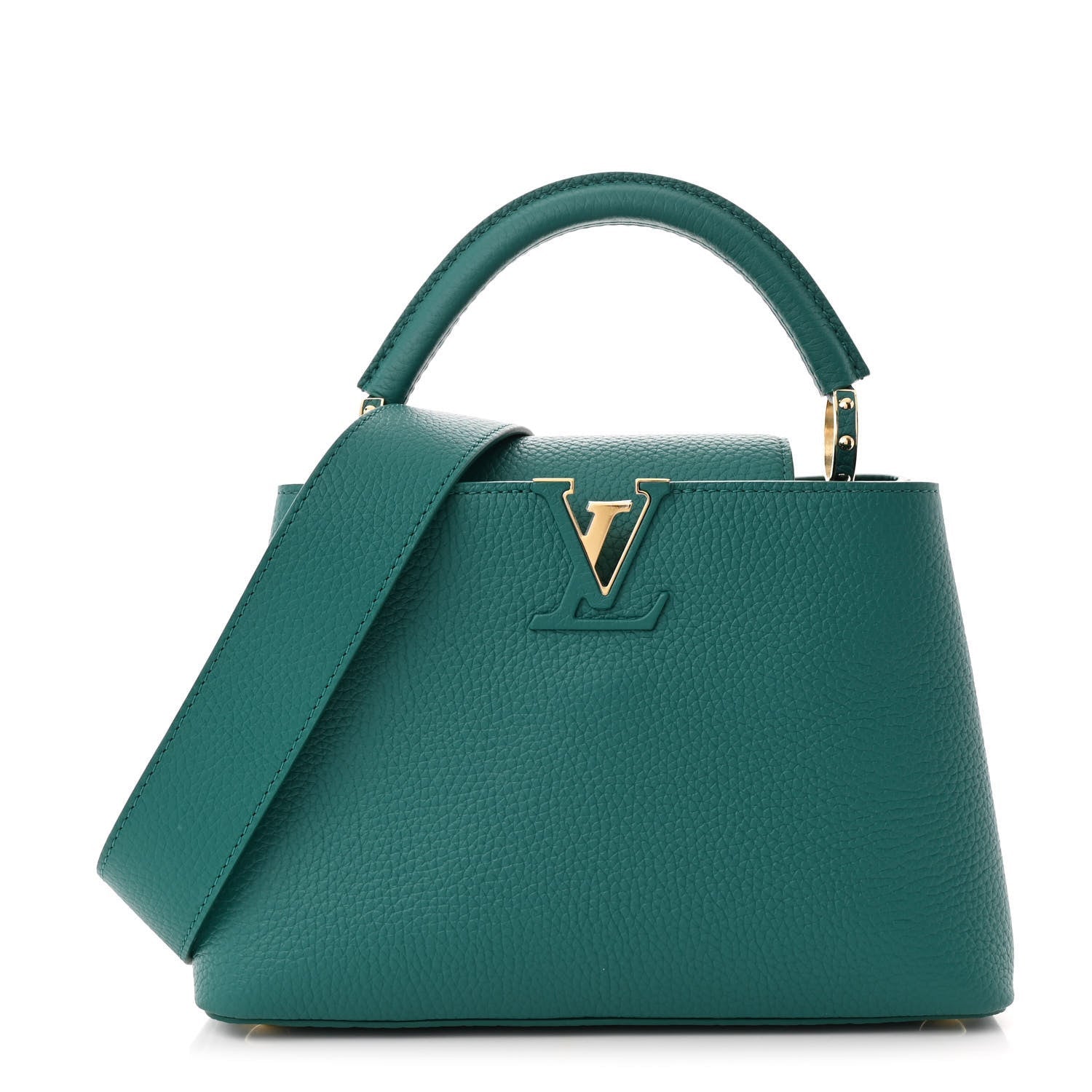 Louis Vuitton Taurillon Capucines BB Vert 1 of 7