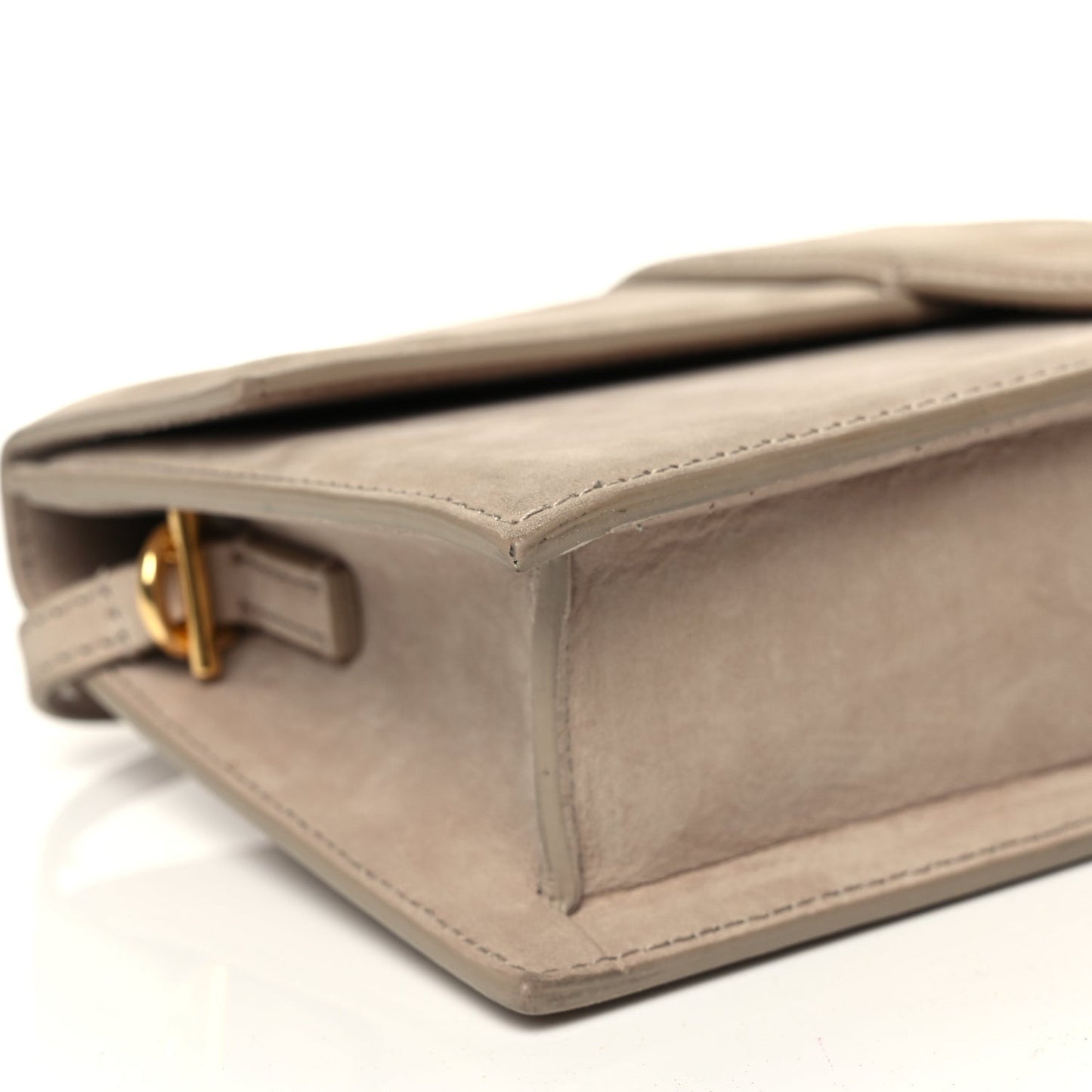 Suede Le Bambino Long Dark Beige