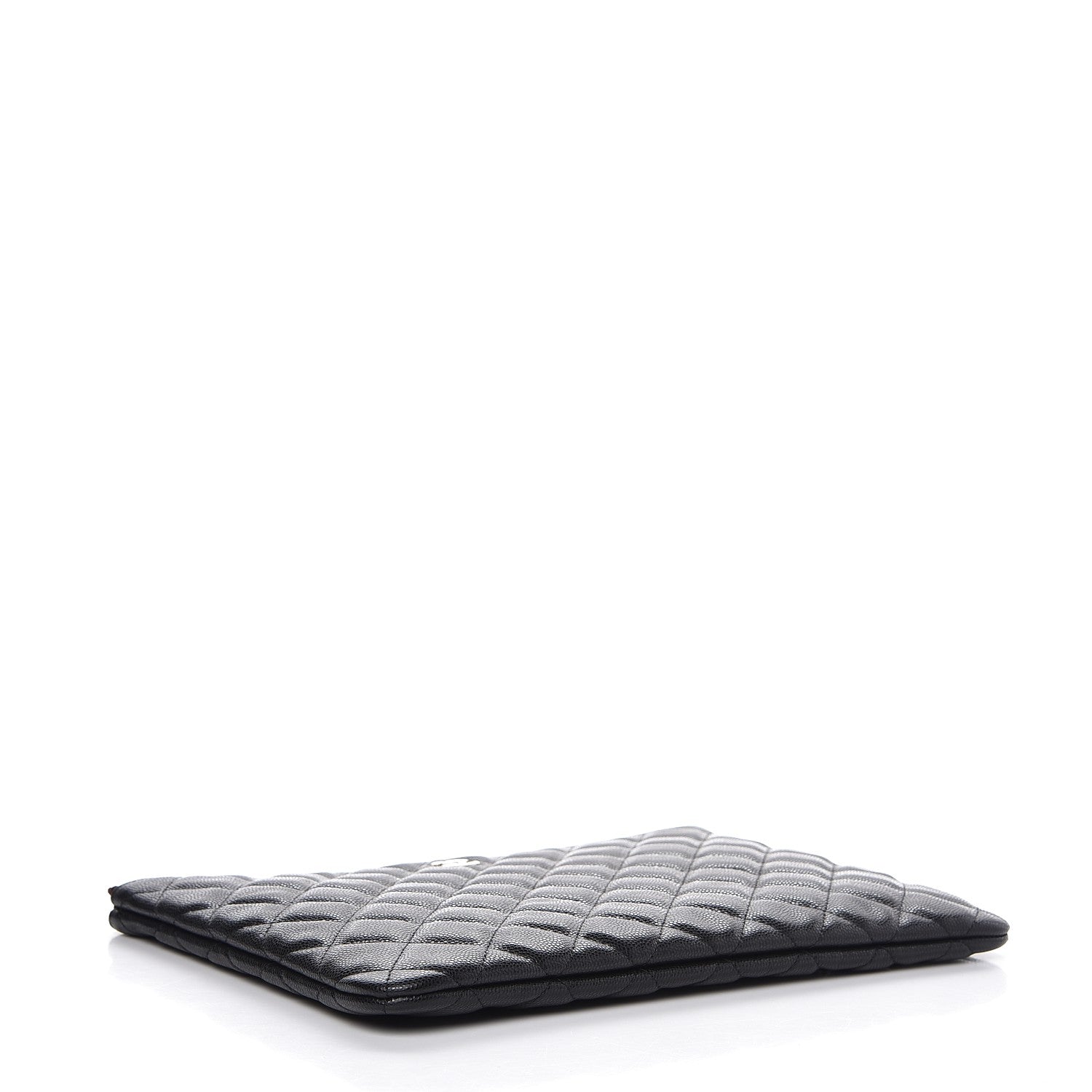 Chanel Caviar Quilted Medium Cosmetic Case Black 4 of 8