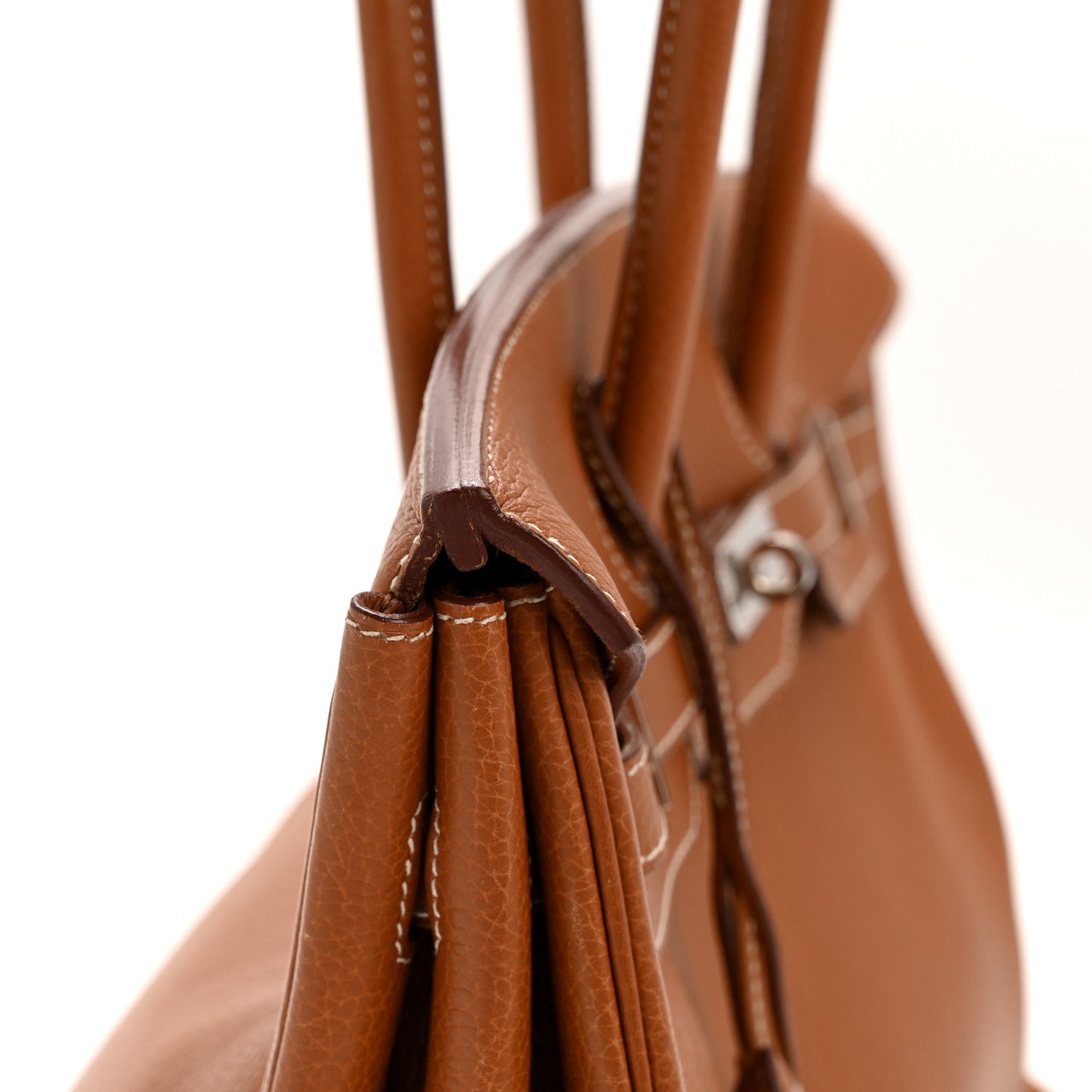 Taurillon Clemence Birkin 35 Gold