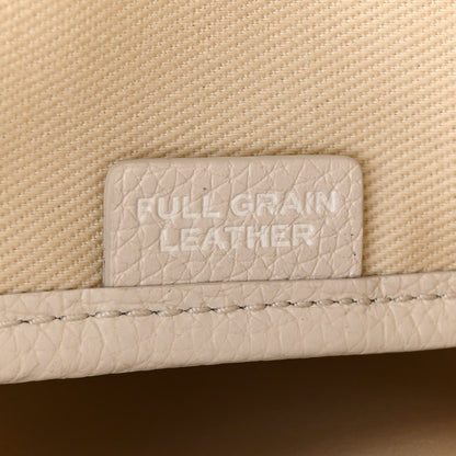 Marc Jacobs Grained Calfskin Medium The Tote Bag Cotton Silver 7 of 15