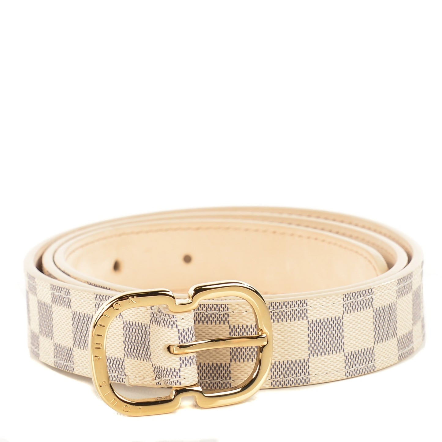 Damier Azur 25mm Mini Belt 85 34