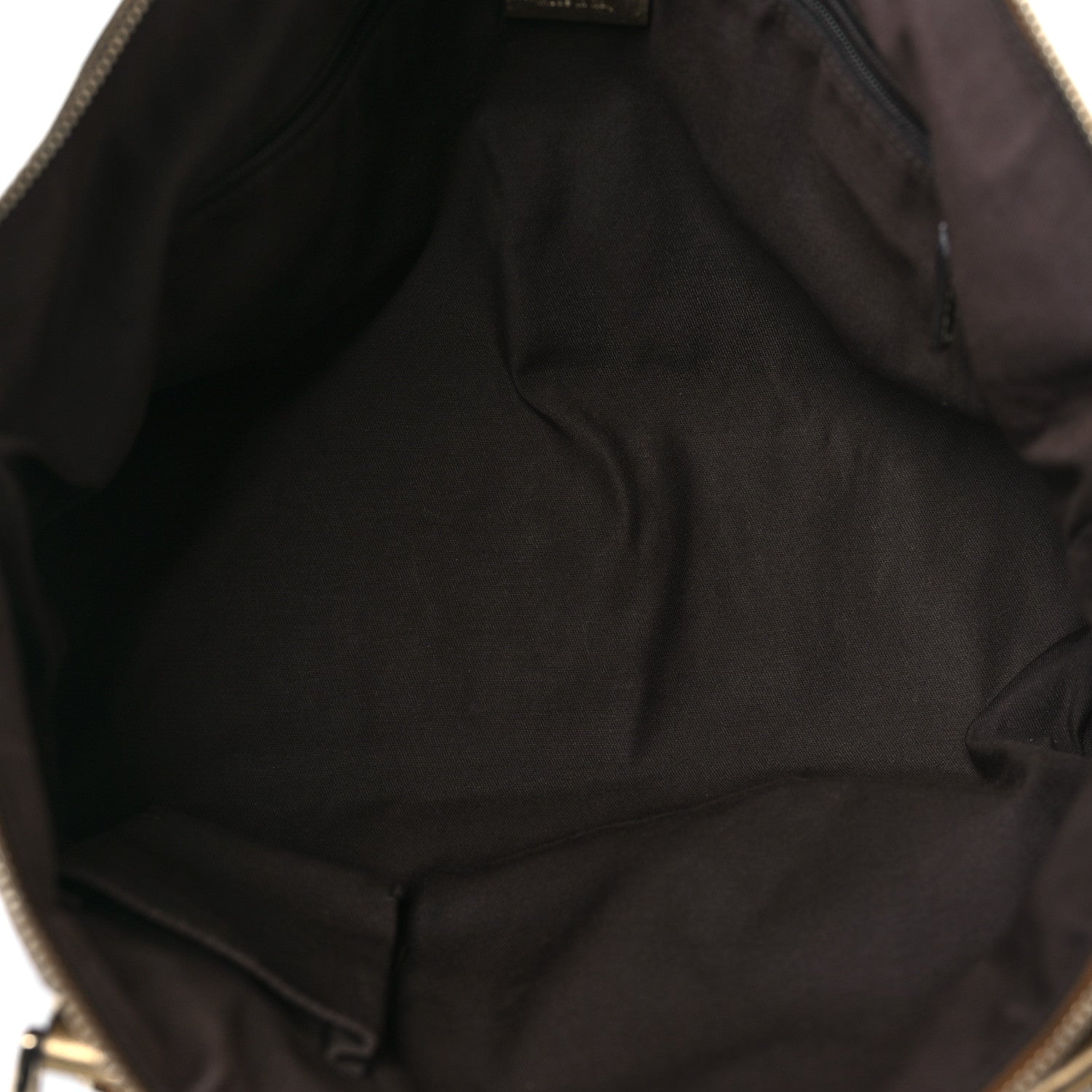 Gucci Satin Monogram Medium Abbey Tote Metallic Bronze 4 of 11