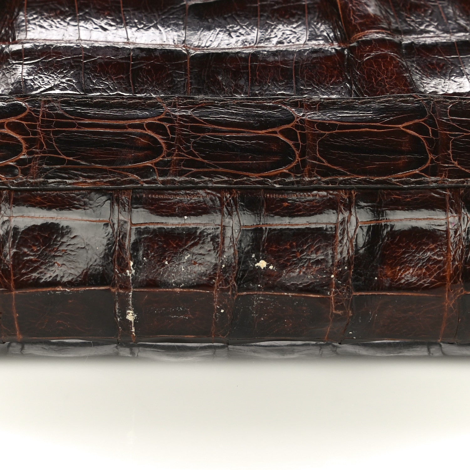 Nancy Gonzalez Crocodile Clutch Brown 21 of 26