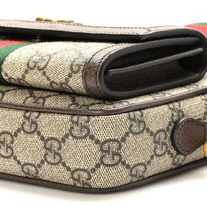 Gucci GG Supreme Monogram Web Mini Ophidia Bag Beige Ebony 10 of 10