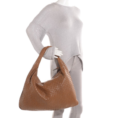 Bottega Veneta Nappa Intrecciato Maxi Veneta Hobo Noce 3 of 10