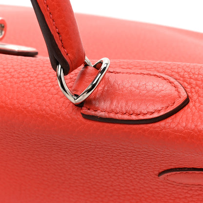 Hermes Taurillon Clemence Kelly Retourne 35 Capucine 13 of 15