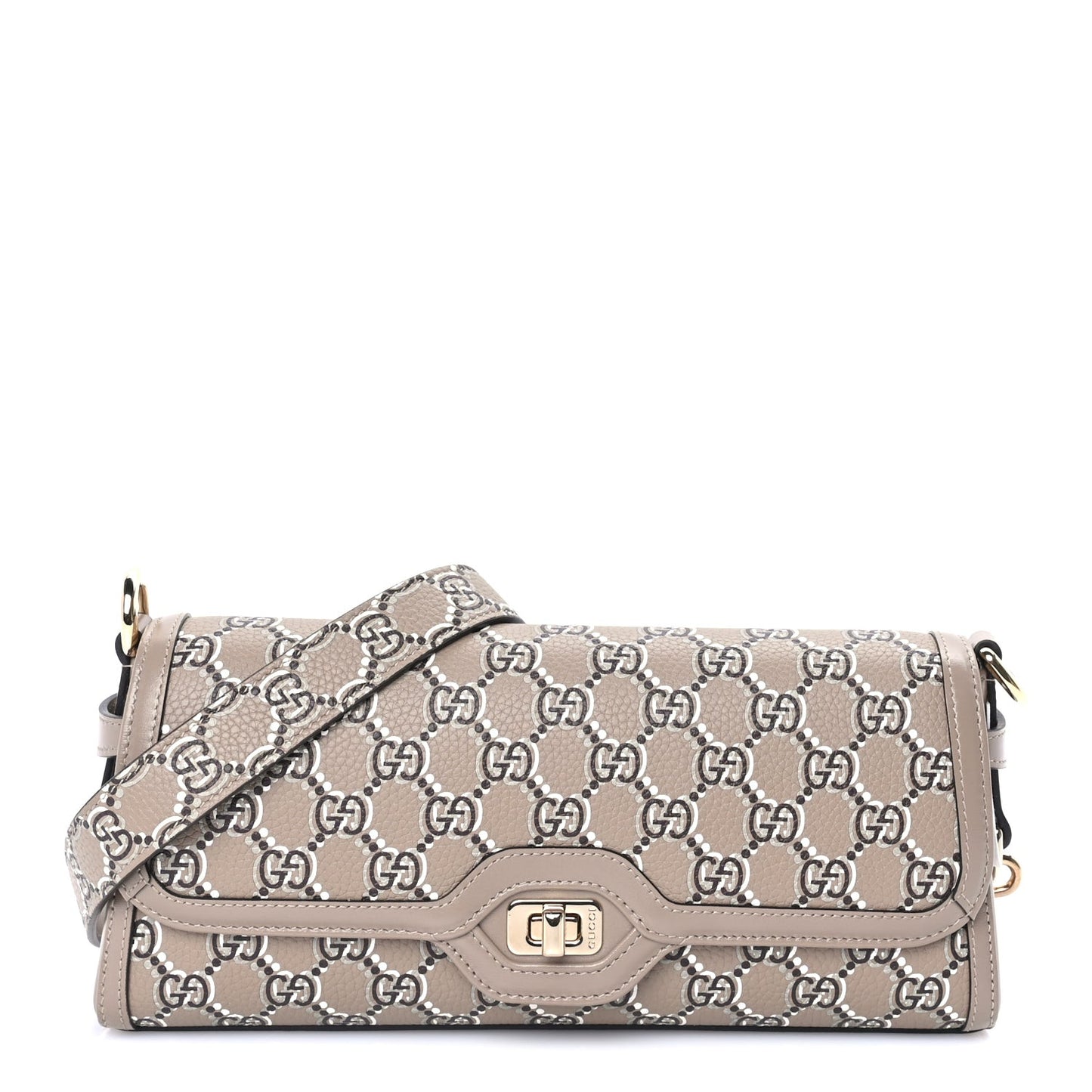 GG Shadow Monogram Small Luce Shoulder Bag Beige
