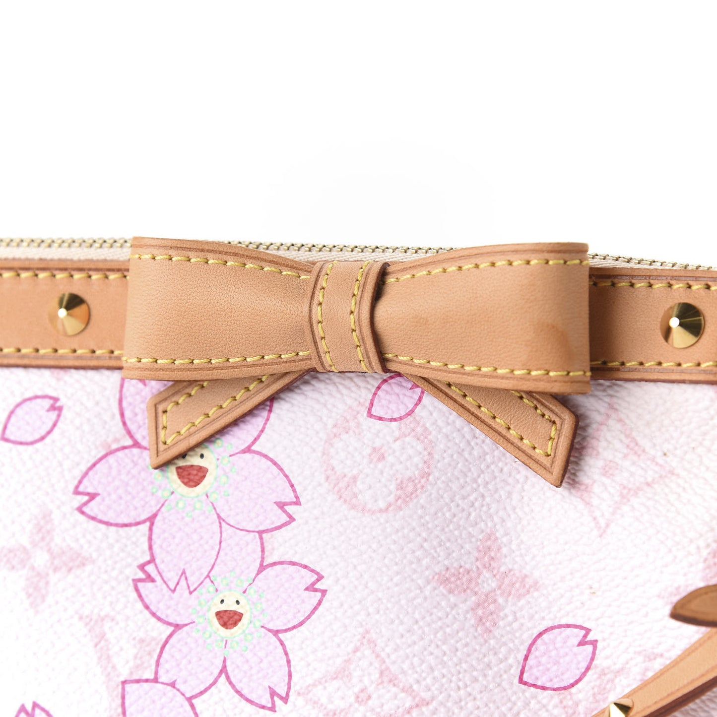 Monogram Cherry Blossom Pochette Accessories Pink