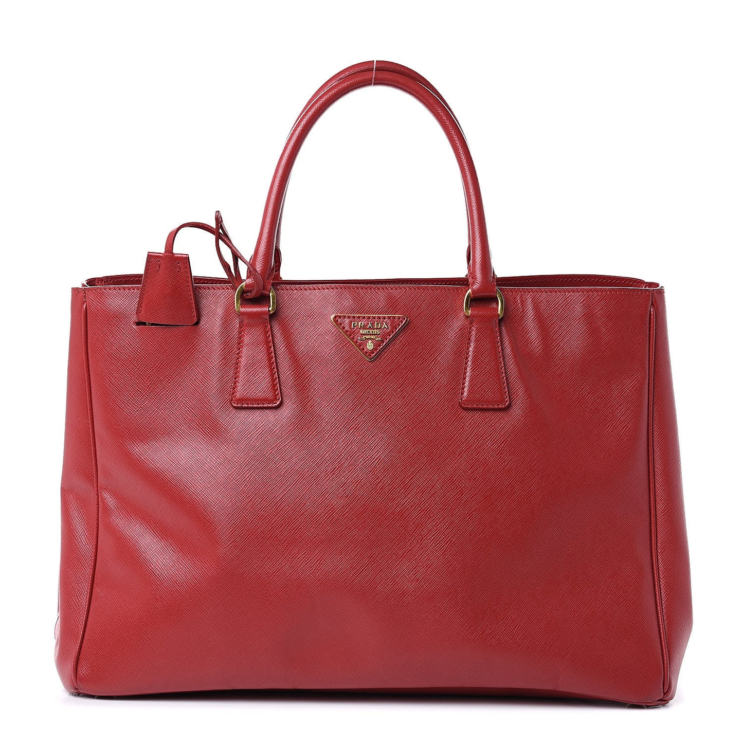 Saffiano Lux Large Tote Fuoco
