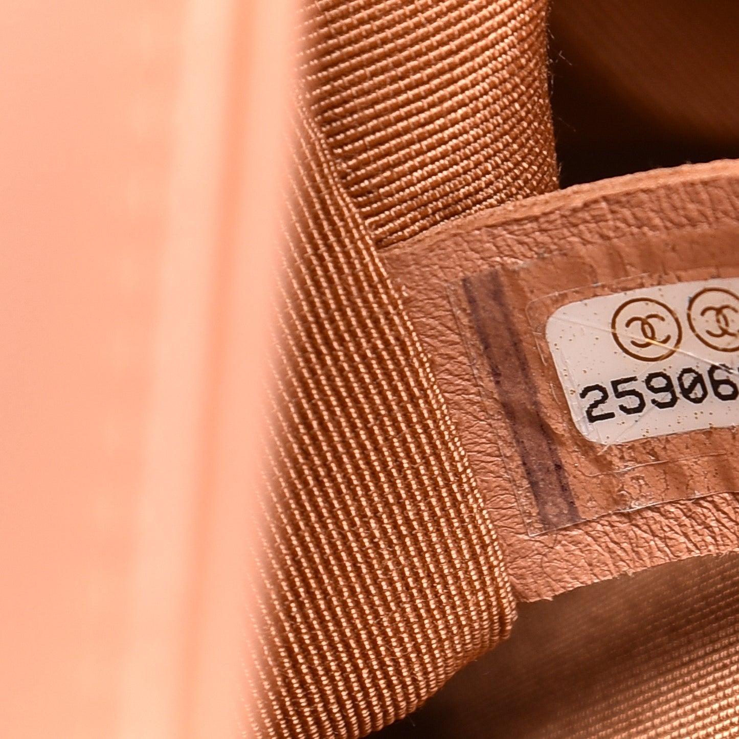 Lambskin Quilted Medium Boy Flap Dark Beige