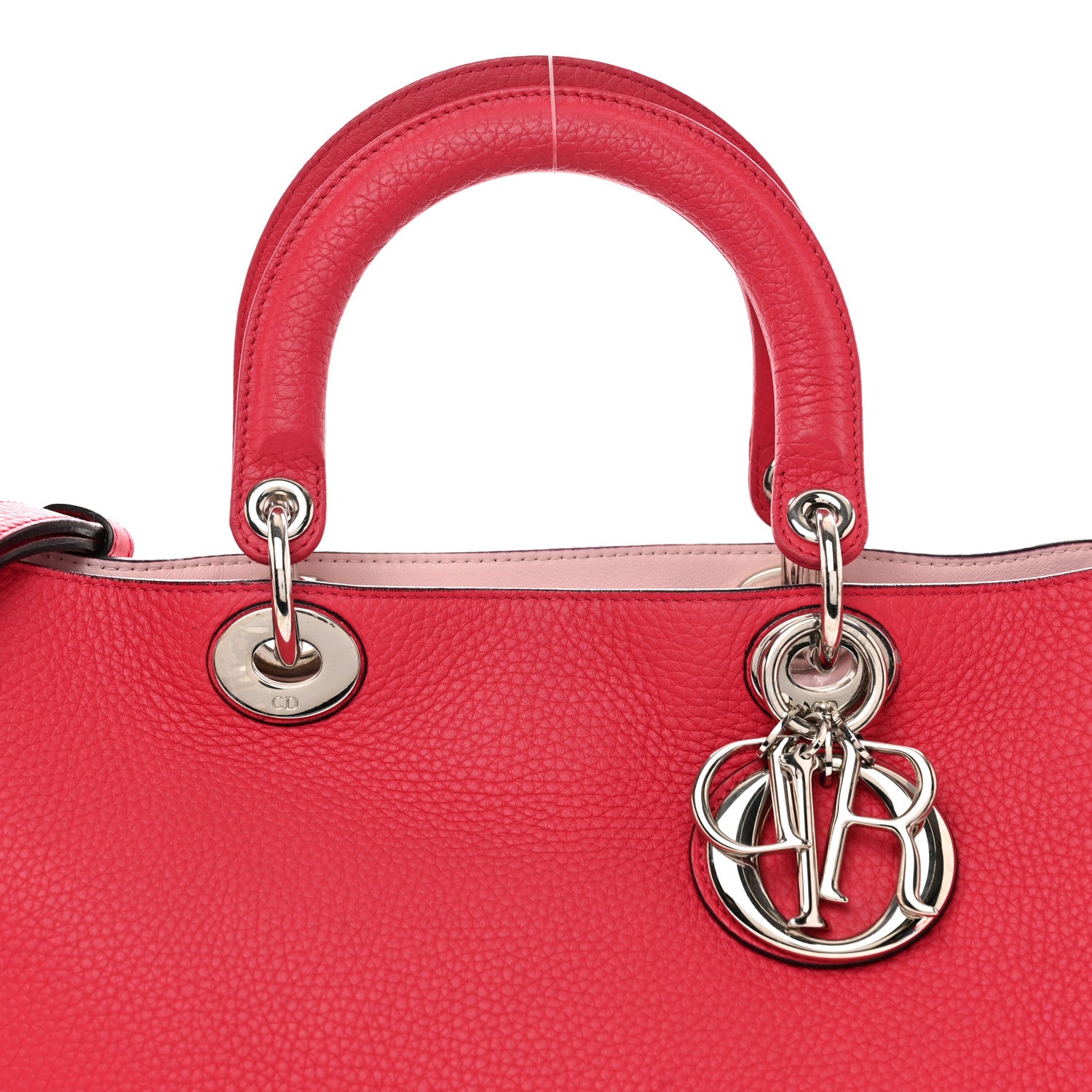 Christian Dior Bullcalf Large Diorissimo Tote Fuchsia 6 of 13