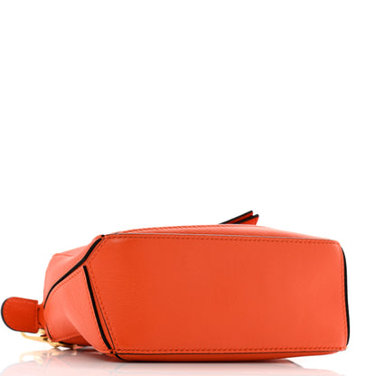 Loewe Calfskin Mini Puzzle Bag Orange 4 of 10