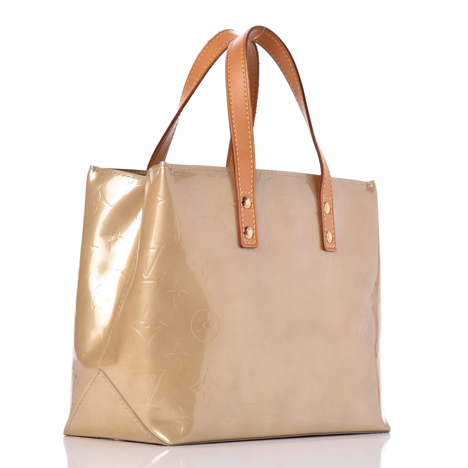 Louis Vuitton Vernis Reade PM Beige 3 of 12