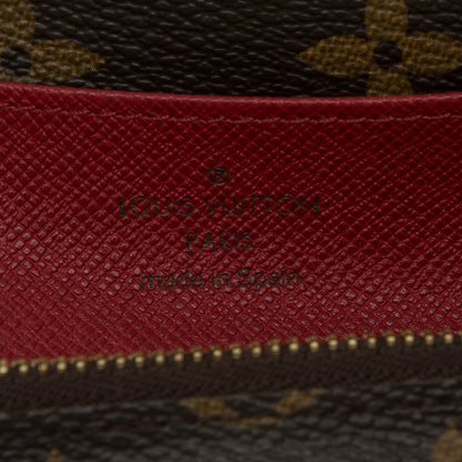 Louis Vuitton Monogram Emilie Wallet Red 5 of 7
