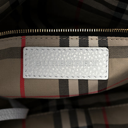Burberry London Grainy Calfskin Medium Baynard Tote White 6 of 14
