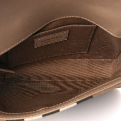 Burberry Grained Calfskin House Check Tartan Mix New Hampshire Chestnut Beige 4 of 8