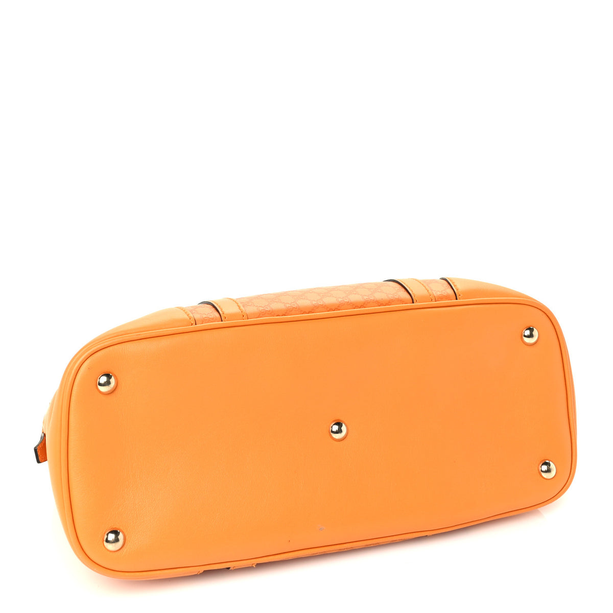 Microguccissima Small Nice Top Handle Dome Bag Orange