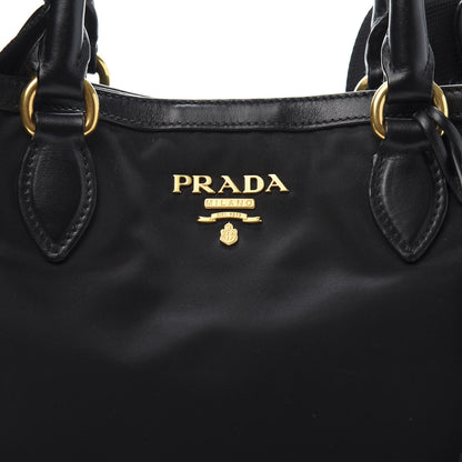 Prada Tessuto Nylon Soft Calf Tote Black 12 of 12