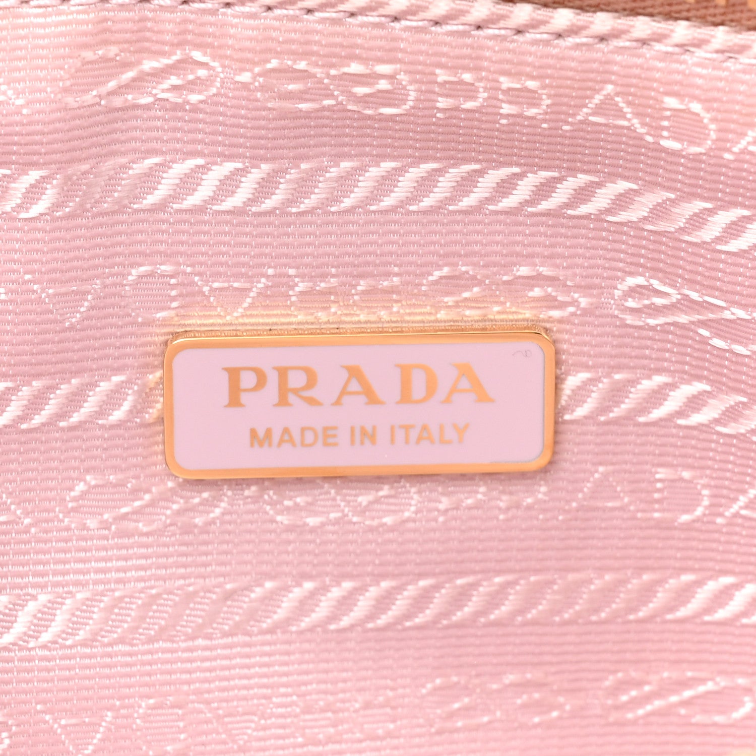 Prada Montone Shearling Mini Triangle Bag Orchidea 6 of 8