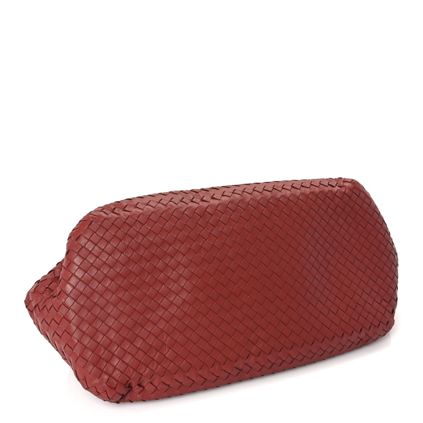 Nappa Intrecciato Tote  Red