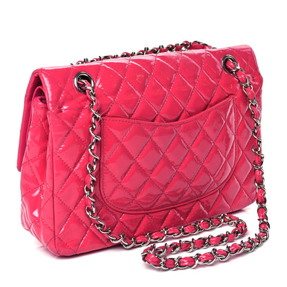 Chanel Patent Quilted Medium Double Flap Pink 2 of 10